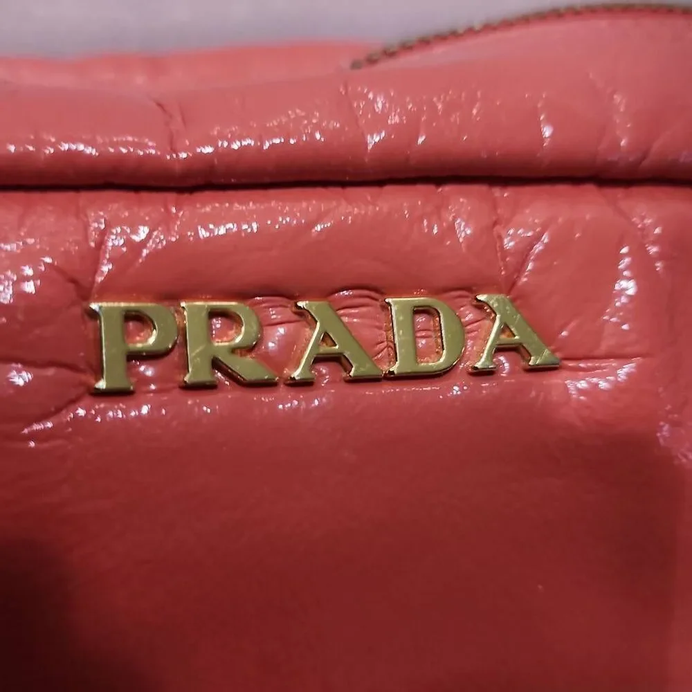 Prada Vernice Cosmetic Bag pouch